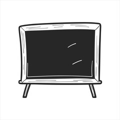 minimalist blackboard doodle drawing isolated on white background 3 on transparent background