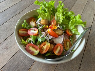 Fried catfish cakes, a spicy Thai dish