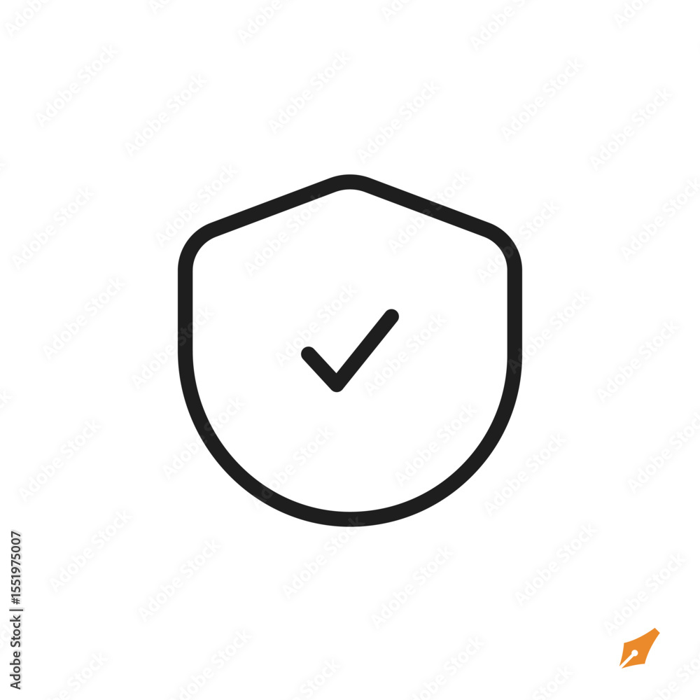 Poster shield icon is designed in a visually appealing and easily recognizable style. it’s suitable for var