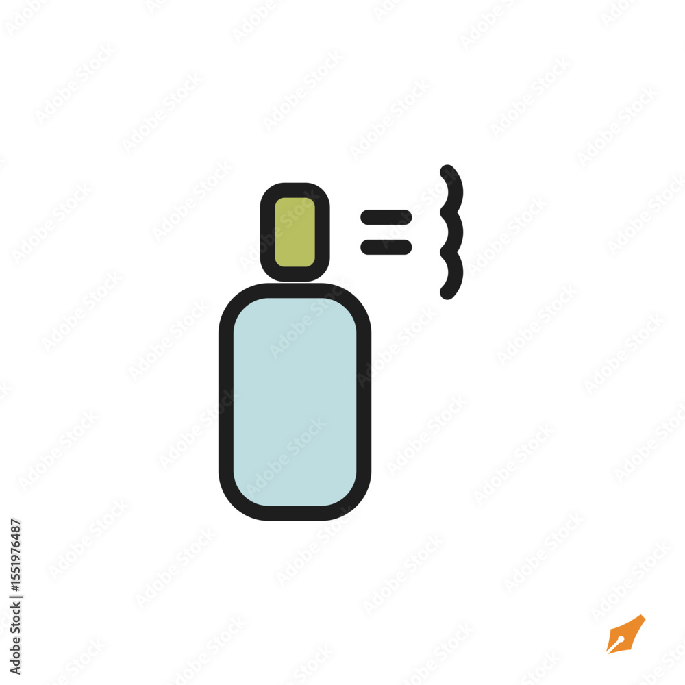 Leinwandbilder spray icon is designed in a visually appealing and easily recognizable style. it’s suitable for vari