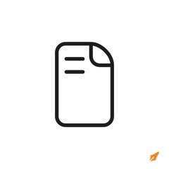 document icon is designed in a visually appealing and easily recognizable style. It’s suitable for various visual needs such as apps, presentations, digital media, or other graphic design projects.