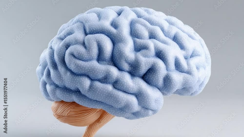 Poster Mind's Blueprint: A detailed visual representation of the human brain, showcasing its intricate structure and delicate form. Delving into the complexities of the human mind.
