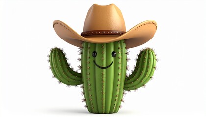 cowboy hat and cactus