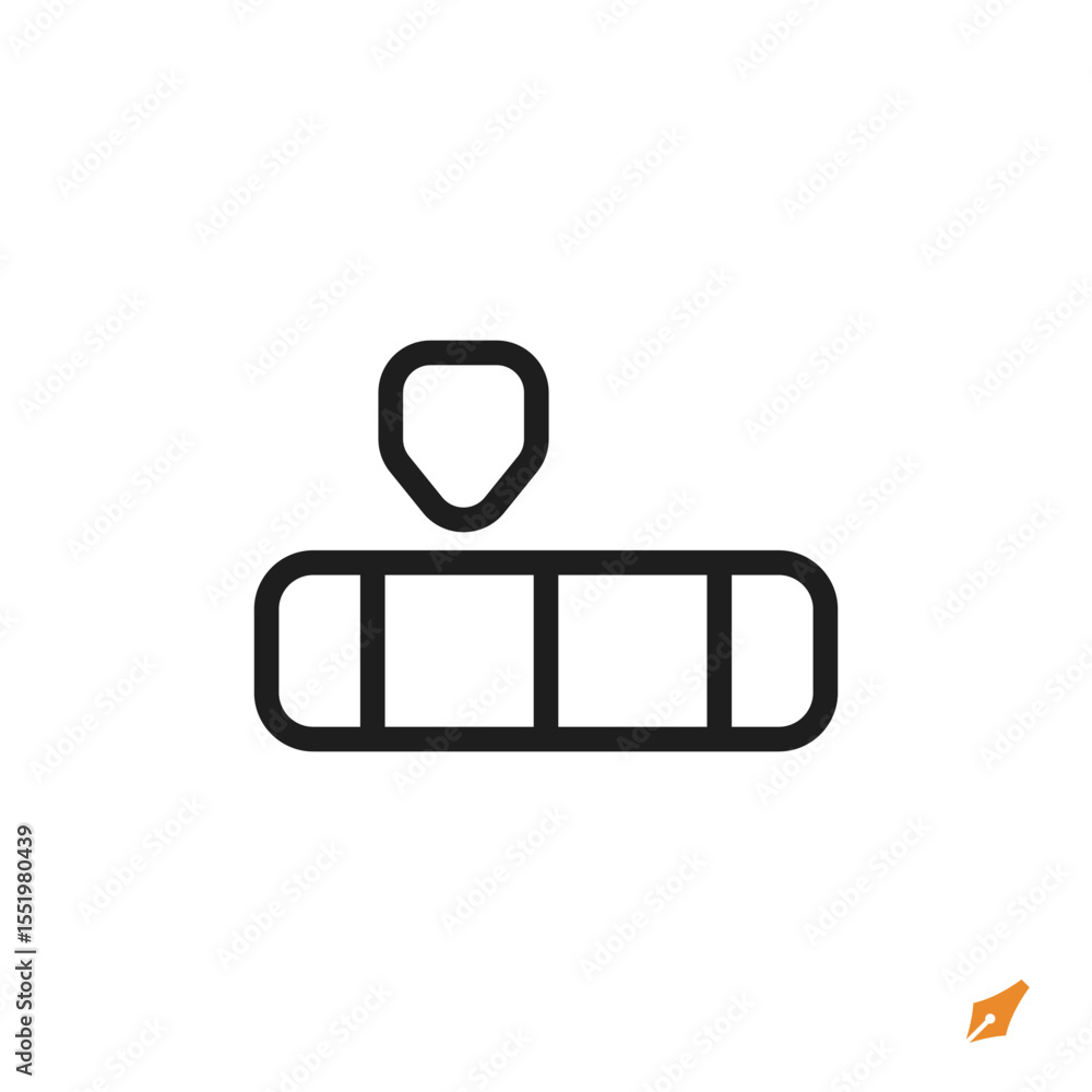 Poster switch icon is designed in a visually appealing and easily recognizable style. it’s suitable for var