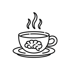 Brain boosting coffee A cup of intelligence and mental clarity