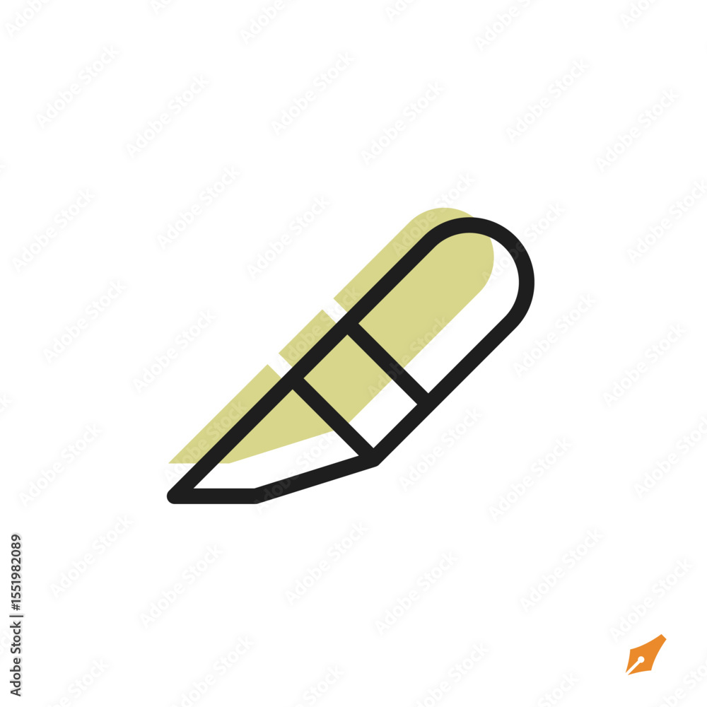 Poster cutter icon is designed in a visually appealing and easily recognizable style. it’s suitable for var