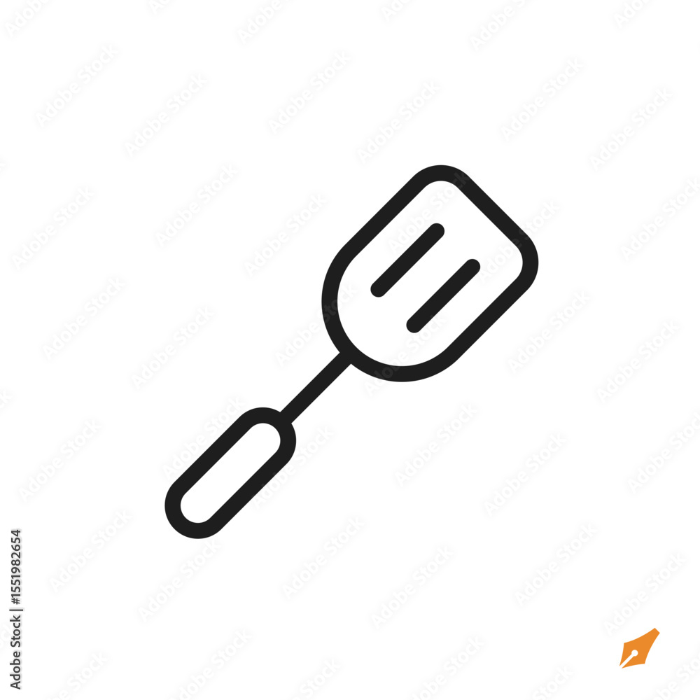 Poster spatula icon is designed in a visually appealing and easily recognizable style. it’s suitable for va