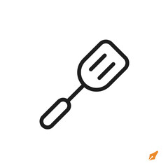 spatula icon is designed in a visually appealing and easily recognizable style. It’s suitable for various visual needs such as apps, presentations, digital media, or other graphic design projects.