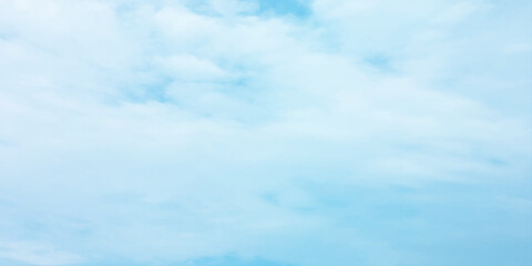 Fototapeta premium Daylight, natural blue sky, panorama, clouds, white background vast, beautiful, fresh weather clear image surface, splashed 