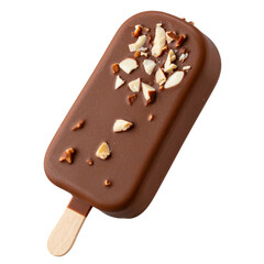 Delicious Almond Chocolate Ice Cream Bar With Creamy Filling