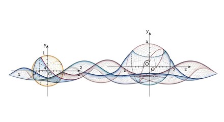 Spheres and Curves with Cartesian Coordinate System