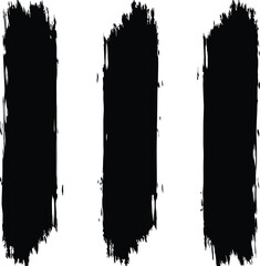 Abstract black brushstrokes create a raw, textured visual effect that suggests artistic grunge and a bold statement of design