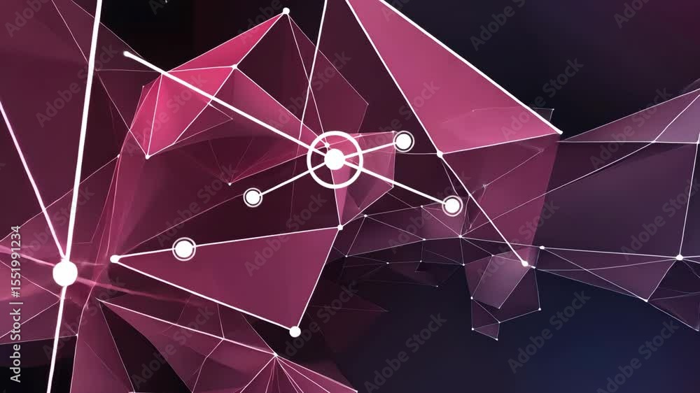 Poster engaging visuals showcase a vibrant array of geometric shapes and colors, capturing the essence of a