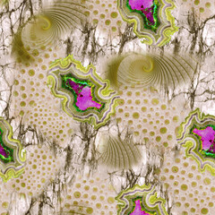 abstract background with flowers