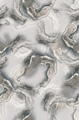 Abstract colorful background with fluid art. Trendy gradient classic white with gold powder marble effect texture