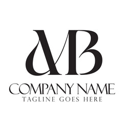 Letter MB or BM Luxury Vector Logo Design for Fashion, Jewelry, and Boutique. 標誌設計, ロゴデザイン, Diseño de logotipo