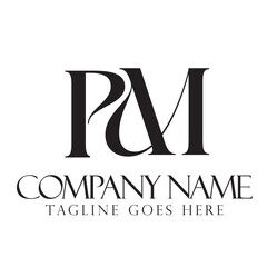 Letter PM or MP Luxury Vector Logo Design for Fashion, Jewelry, and Boutique. 標誌設計, ロゴデザイン, Diseño de logotipo