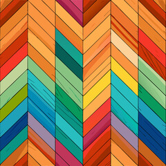 Fototapeta premium Colorful wood texture background, parquet pattern