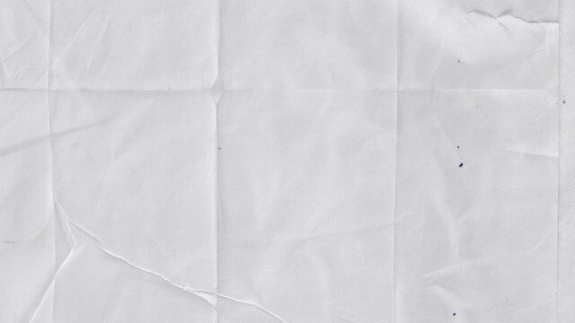Overlay Crumpled white paper texture suitable for backgrounds, design projects, stationery, art prints, digital presentations, mockups, and scrapbooking projects