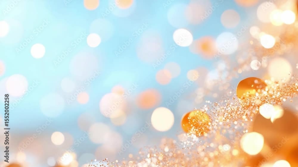 Poster abstract bokeh delight: dreamy bokeh creates a captivating visual narrative of light, color, and sof
