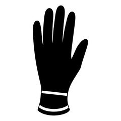hand in black glove