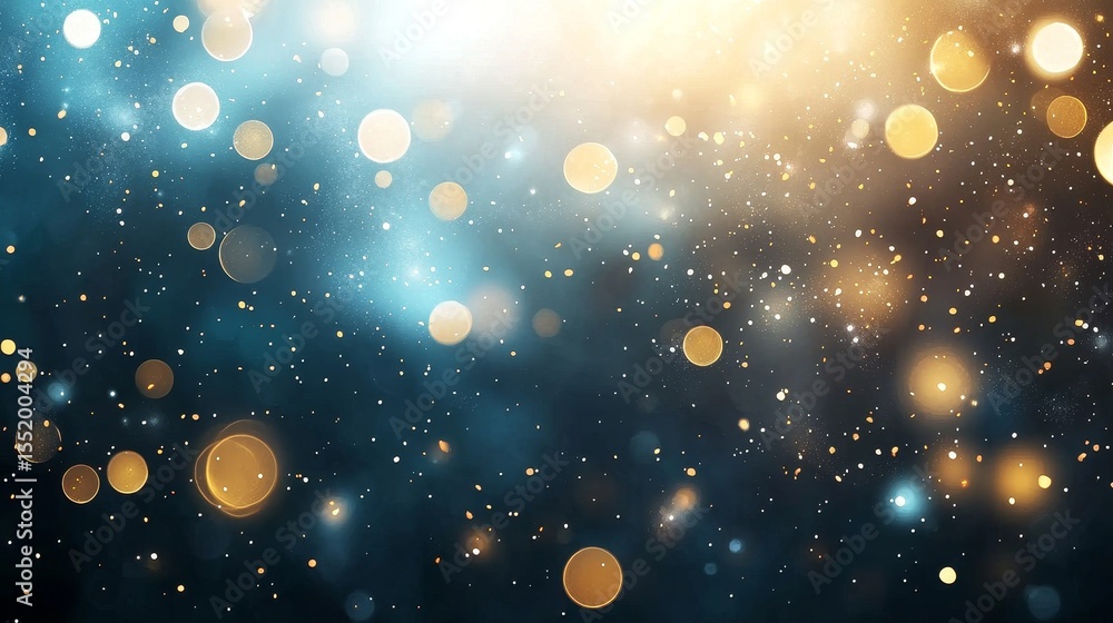 Poster captivating bokeh lights creating magical atmosphere studio setting visual art dark environment aest