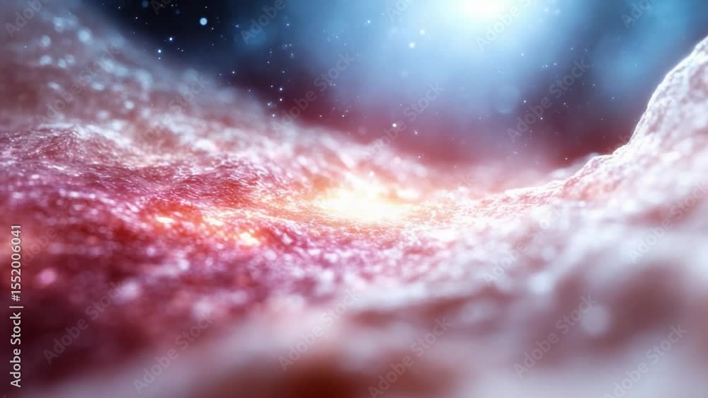 Poster nebula galaxy formation: a breathtaking glimpse into the cosmos, showcasing the birth of a galaxy wi