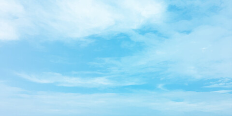 Daylight, natural blue sky, panorama, clouds, white background vast, beautiful, fresh weather clear image surface, splashed 