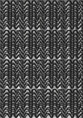 Abstract black and gray textured pattern with wavy lines  