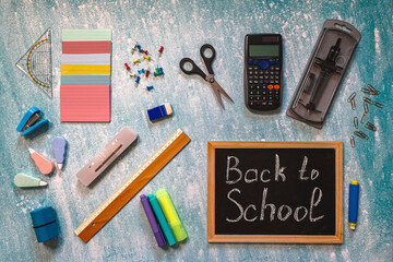 Back to School Blackboard Layout