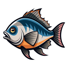 Bream Fish Vector Art | Clean and Simple Design