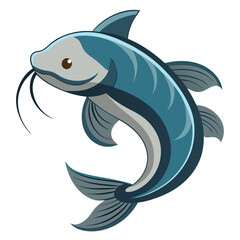 Clean Catfish Vector Illustration