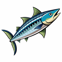 Mackerel Fish Vector Art | Clean and Simple Design