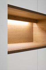 Installing lighting in your storage space makes it easier to find things