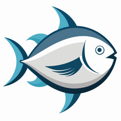 Permit Fish Vector Art | Clean and Simple Design