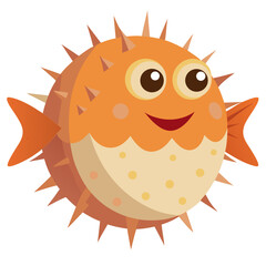 Pufferfish Vector Art | Clean and Simple Design