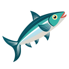 Isolated Smelt Fish Clipart | Clean Vector Drawing
