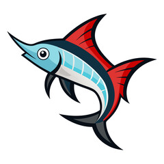 Swordtail Fish Vector Art | Clean and Simple Design