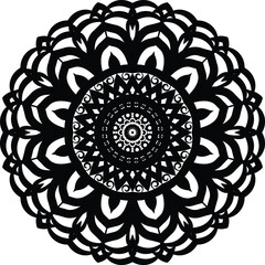 mandala round ornament