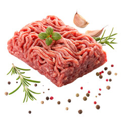minced meat PNG, transparent background