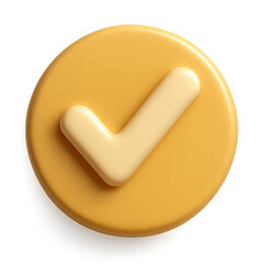 Verification Symbol: A clean, high-angle shot of a golden checkmark, symbolizing accuracy, completion, and approval. It's a simple.