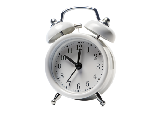 white vintage vintage alarm clock