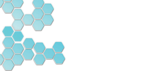 Geometric technology honeycomb hexagon medical background. Technology and science wallpaper template. Business vector illustration.