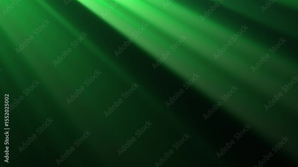 Poster green abstract background with light beams dynamic and elegant motion graphics for creative projects