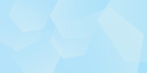 Modern abstract background, blue white gradient, hexagon effect, hexagon shape, trendy, vector