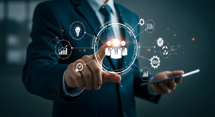 Business Strategy and Technology Concept