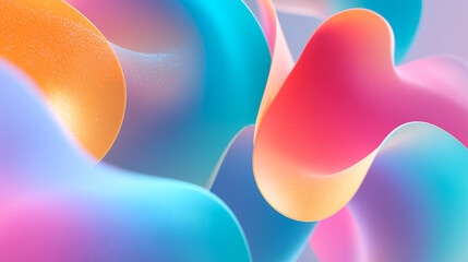 Abstract soft wave with flowing lines and pastel gradients. Calm minimalism, perfect for backgrounds, presentations, and modern design.