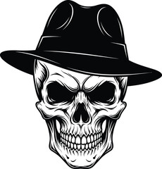 Vintage Architectural Dome Black And White Silhouette Illustration. Classic Building Design And Historical Architecture. Isolated Vector Illustration