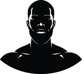 Black and White Graphic Suspension solid silhouette Golden Gate Bridge Vector Illustrations Set 