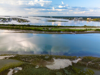 An aerial photo of Clearwater, Florida